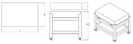 T Slot Granite Surface Plate