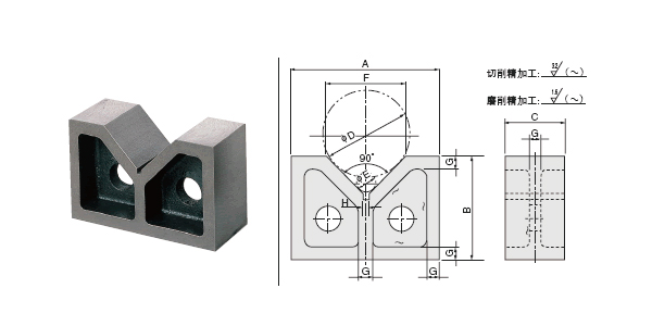 Cast Iron V-block