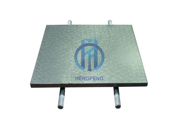 Square Cast Iron Lapping Plate with Handles